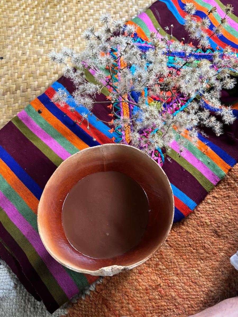 Cacao ceremony at Al Deck, Santa Teresa