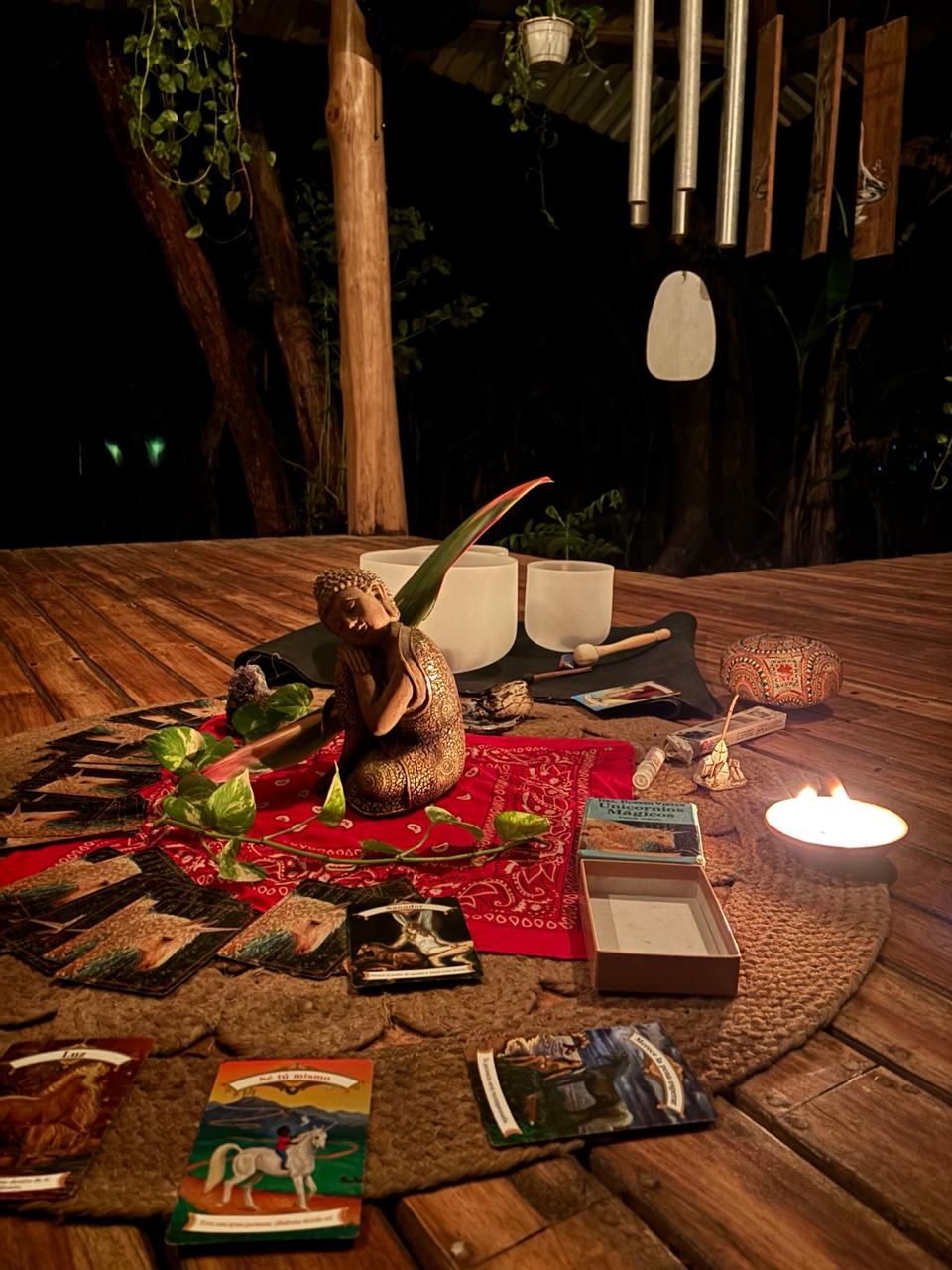 Akashic records altar at Al Deck